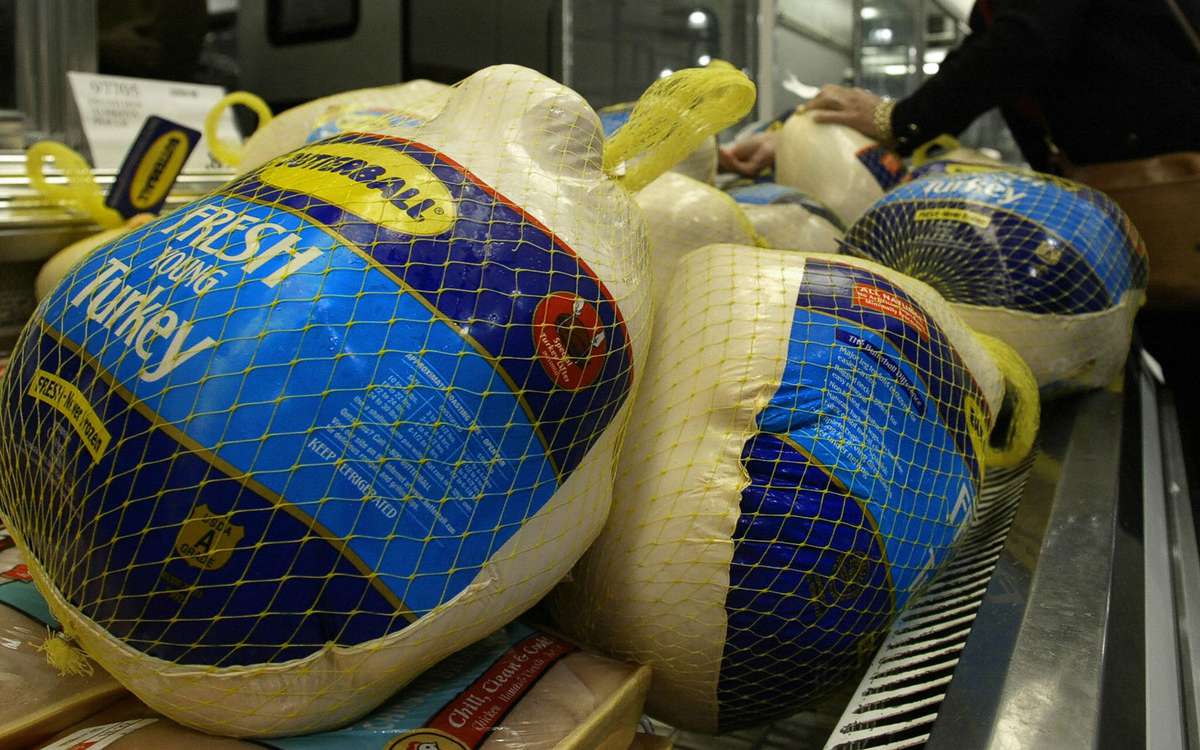 Turkeys at Costco