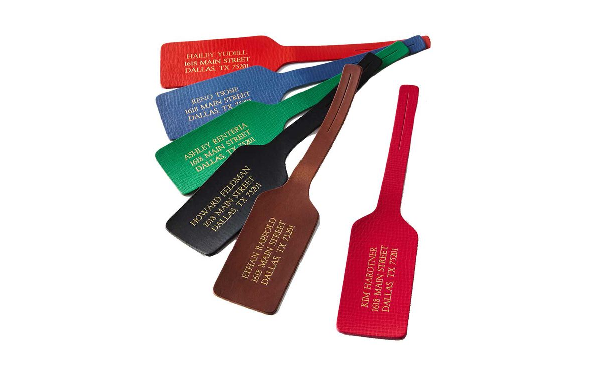 Graphic Image Personalized Luggage Tags, Set of Two