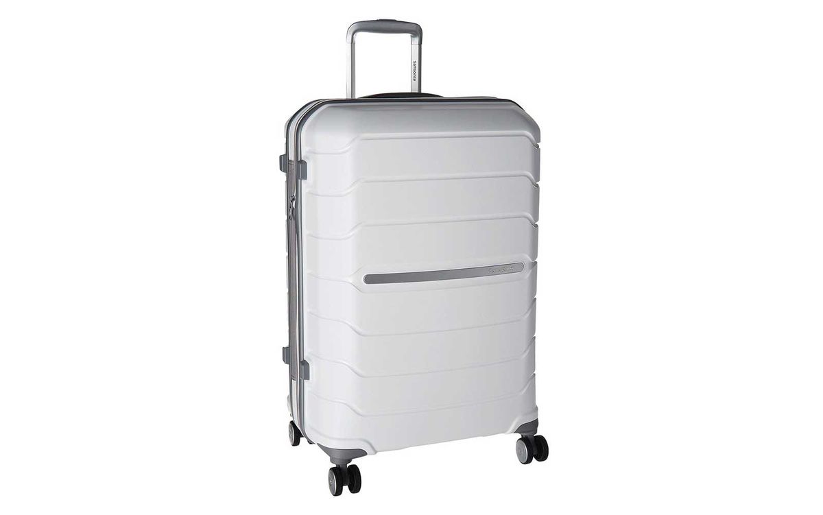 White Spinner Suitcase
