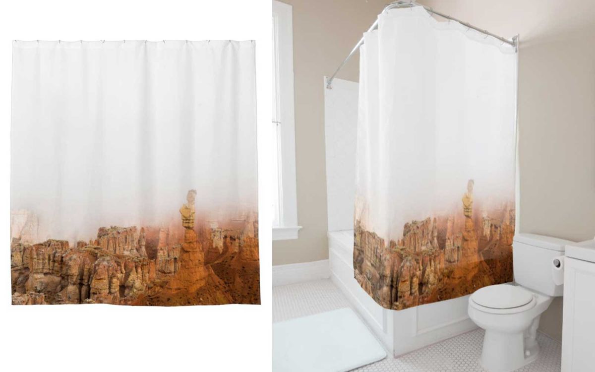 Or, my personal favorite, a shower curtain