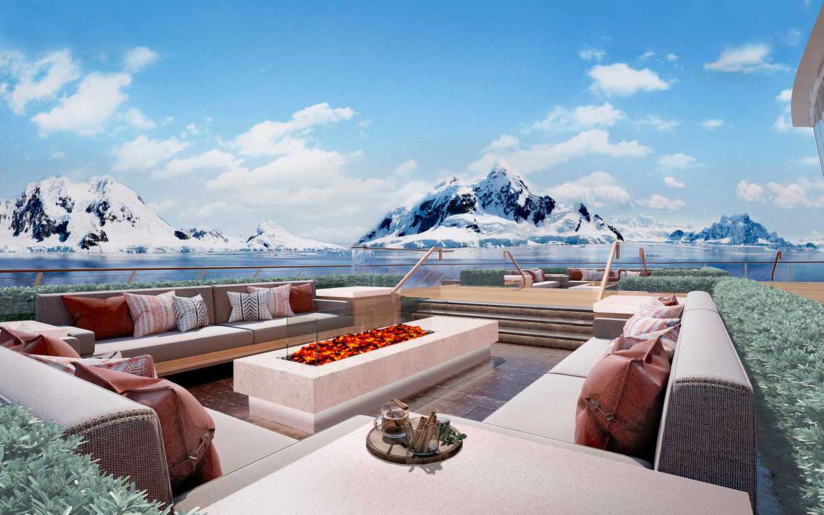 Viking Cruises Expedition Ship terrace deck