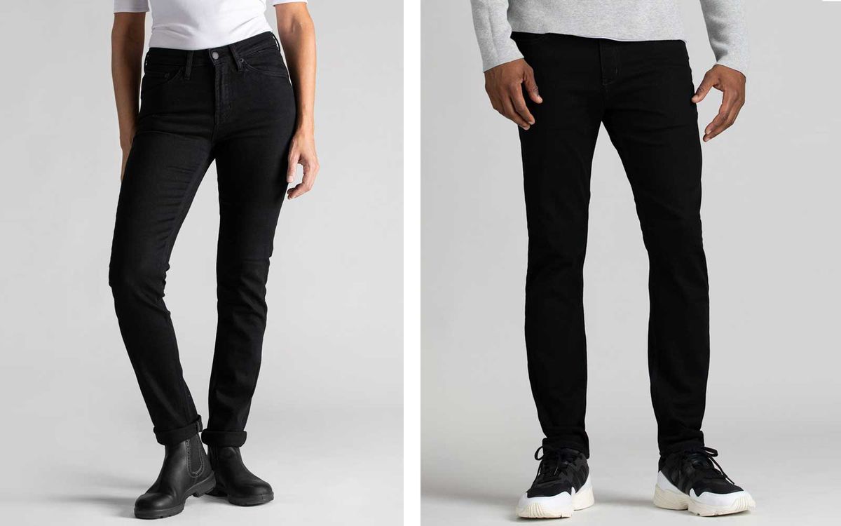 Men's and Women's Black Jeans