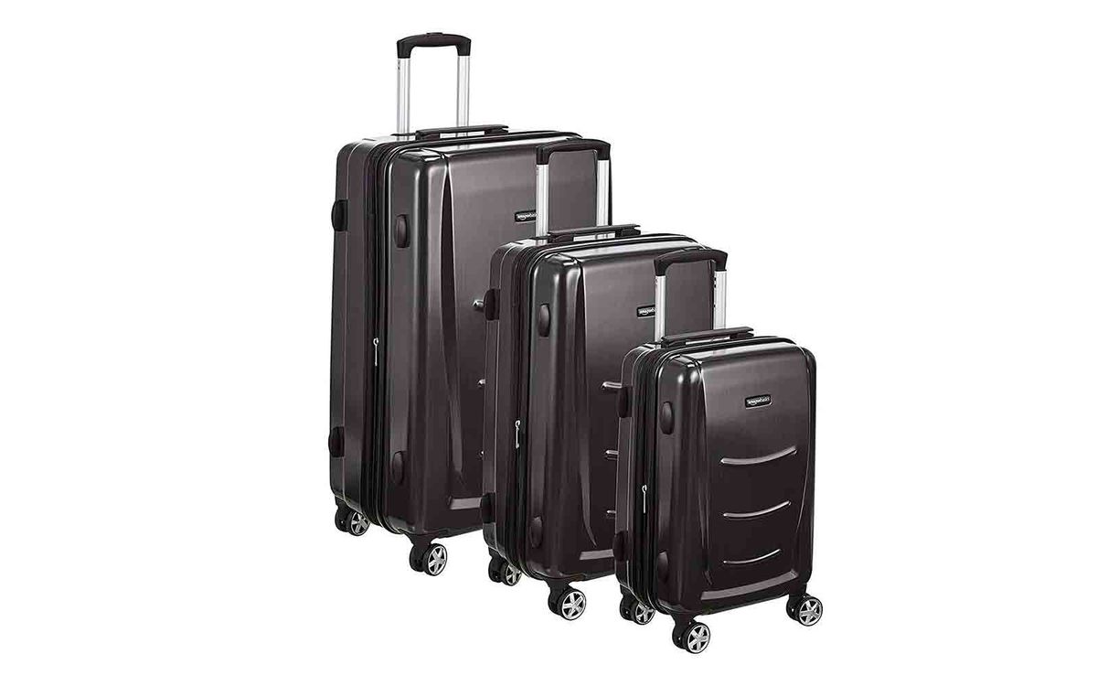 AmazonBasics 3 Piece Hard Shell Luggage