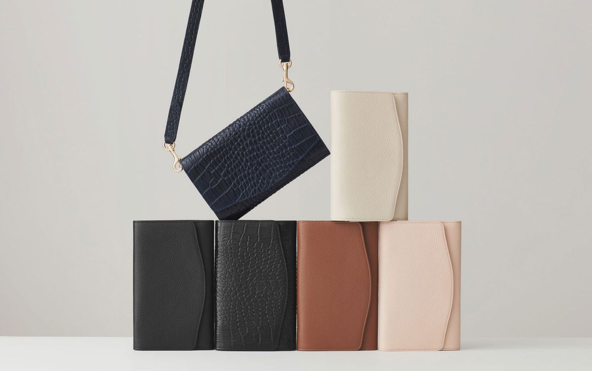 Multiple Colors of Leather Clutch