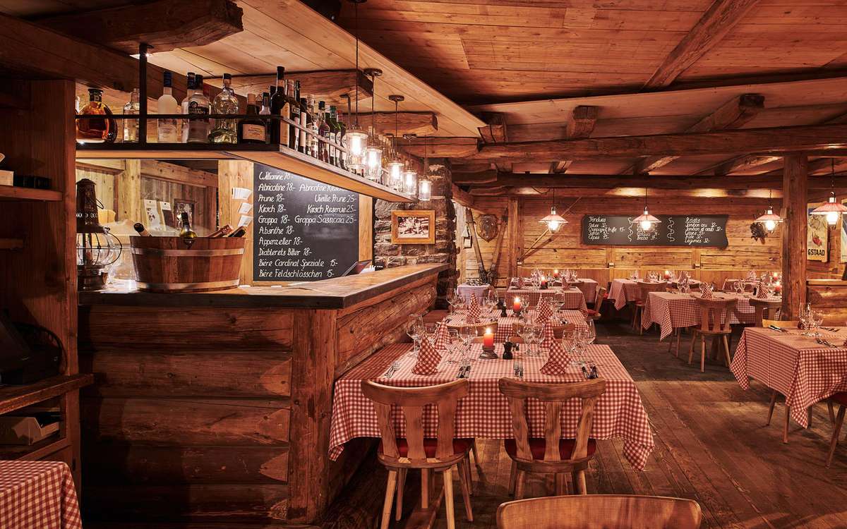 La Fromagerie Restaurant at Gstaad Palace Hotel, Switzerland