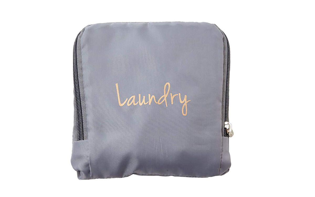 Grey travel laundry bag