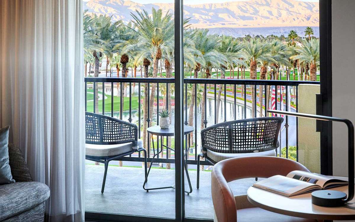 Window view from JW Marriott Desert Springs Resort & Spa