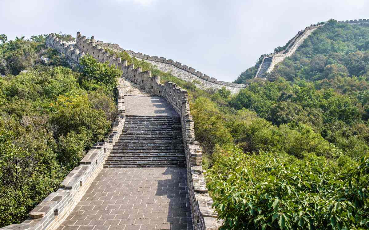 A Section Of The Great Wall Of China