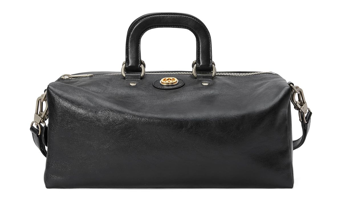 Gucci Leather Convertible Duffel Bag