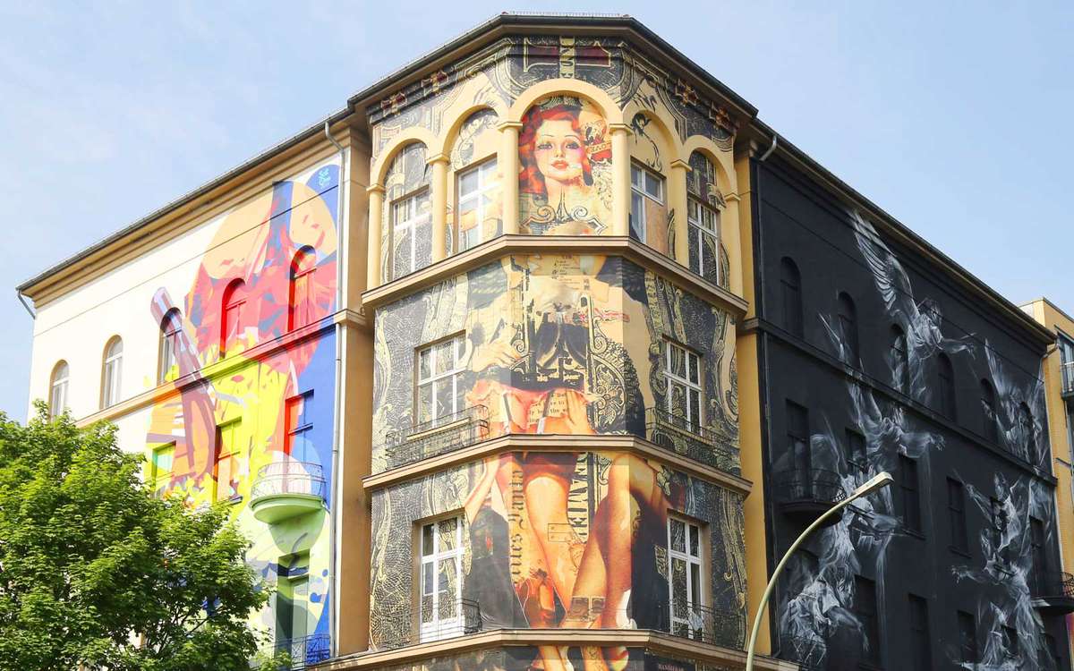 This building is to house the Urban Nation - Museum für Urban Contemporary Art from mid-2017 on in Berlin, Germany,