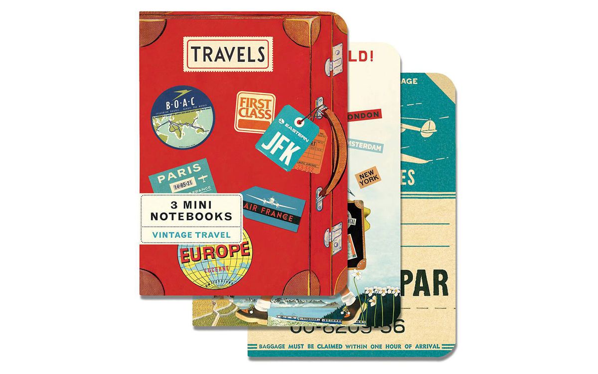 Three travel notebooks