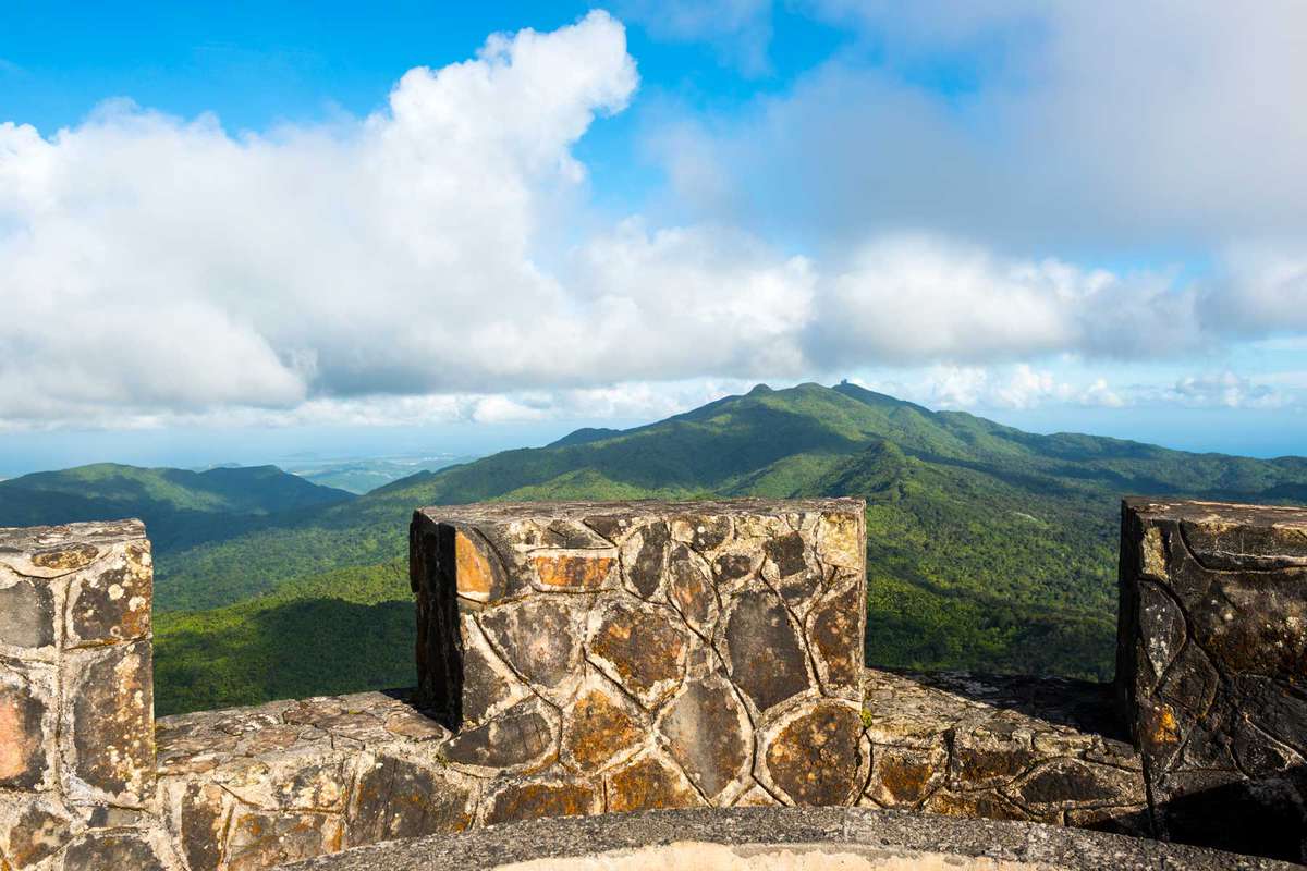 El Yunque viewpoint in Puerto Rico
