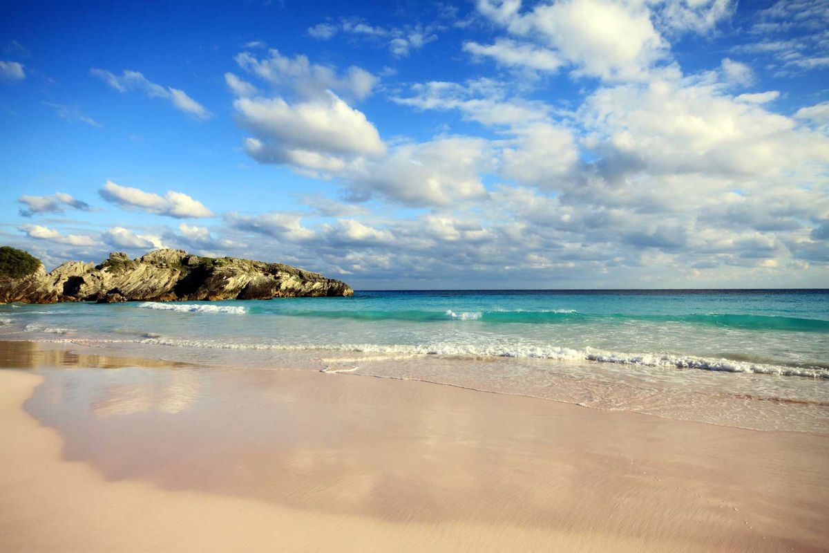 Beach in Horseshoe Bay Bermuda