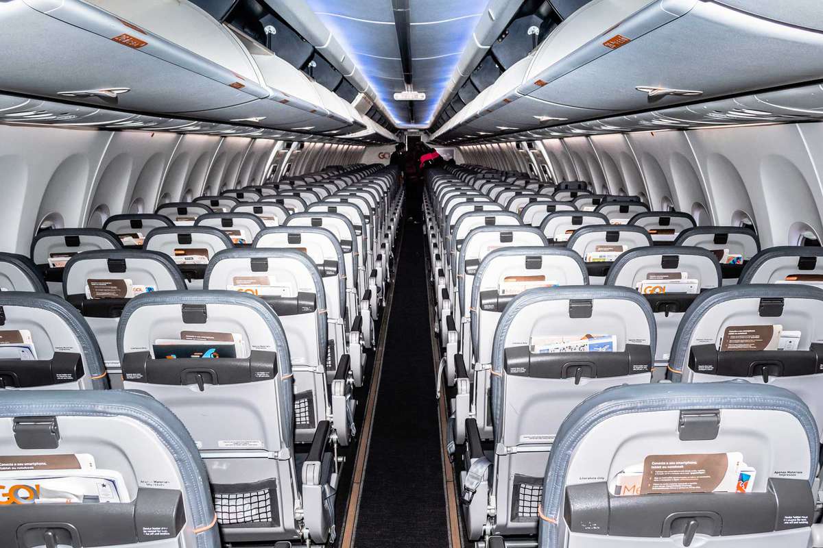 Seats of the Boeing 737-800NG commercial aircraft