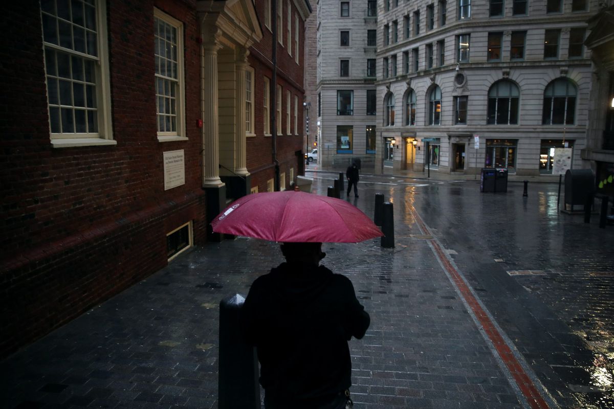 Rainy day in Boston