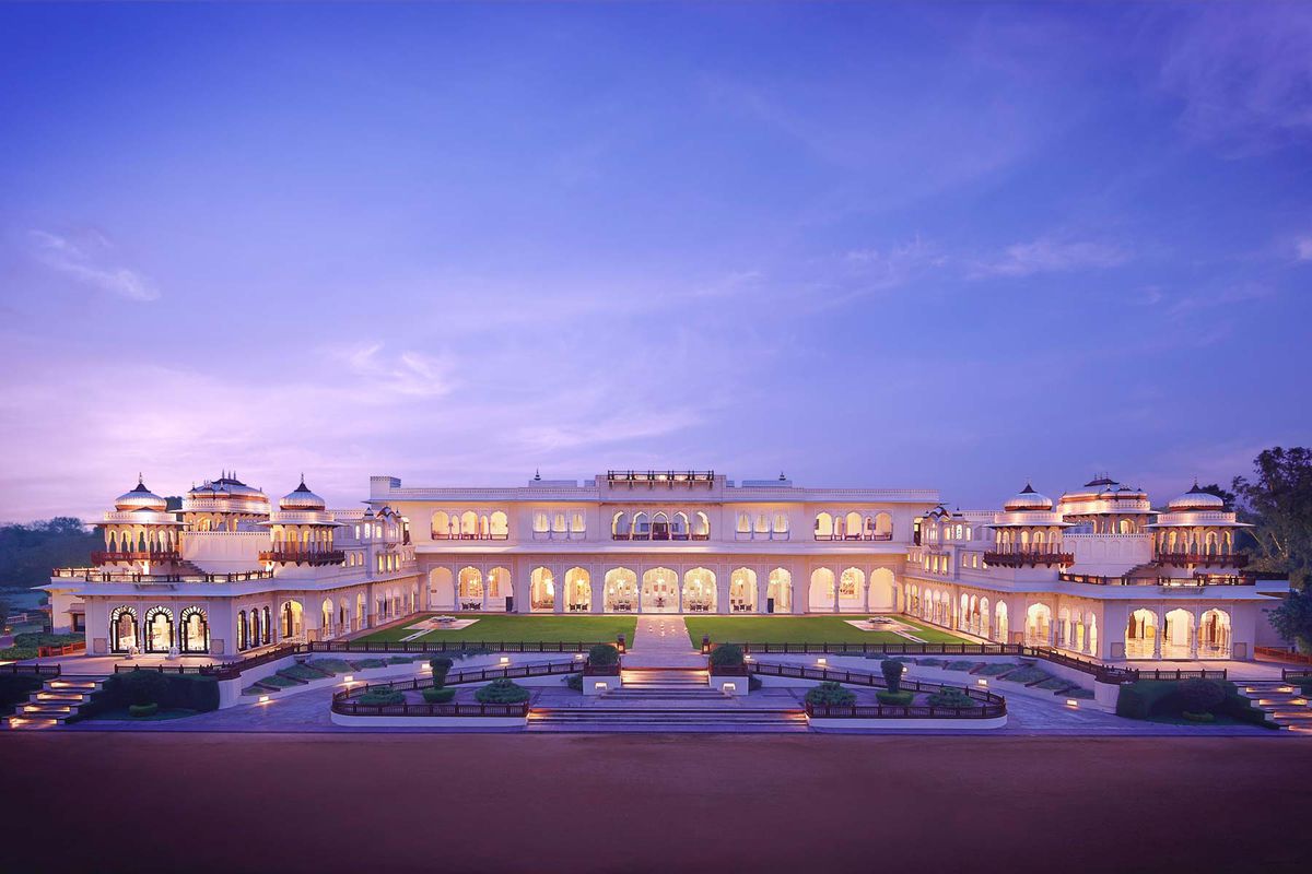 The Rambagh Palace hotel in Jaipur, India