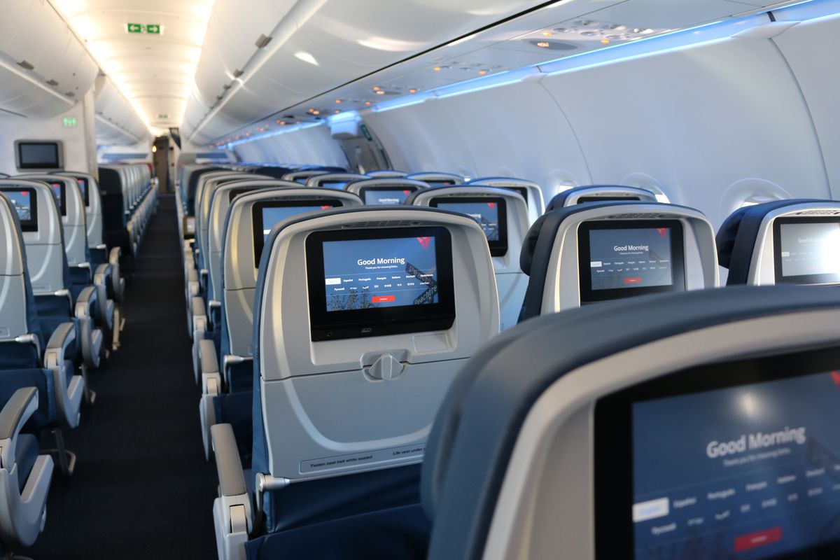 Delta Air Lines cabin interior