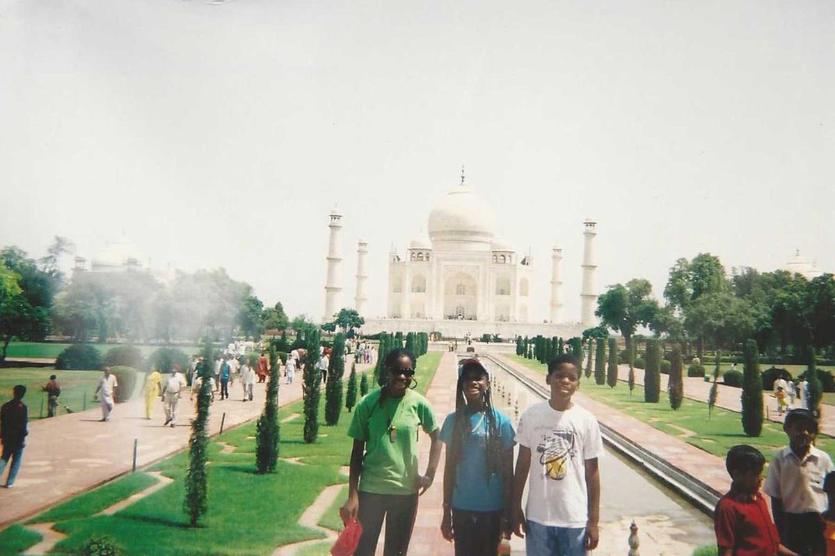 Vanessa Wilkins personal travel photos from Childhood in India