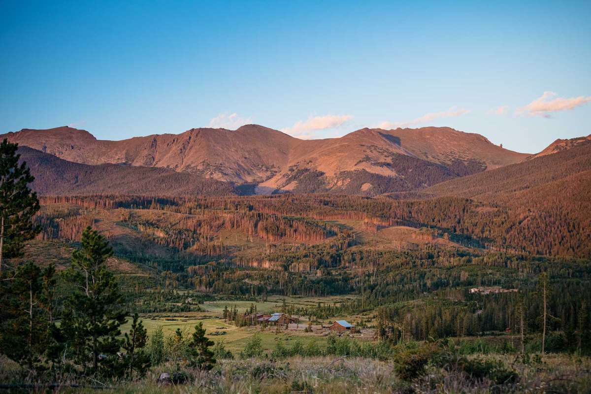 Overview of Devil's Thumb Ranch in Colorado