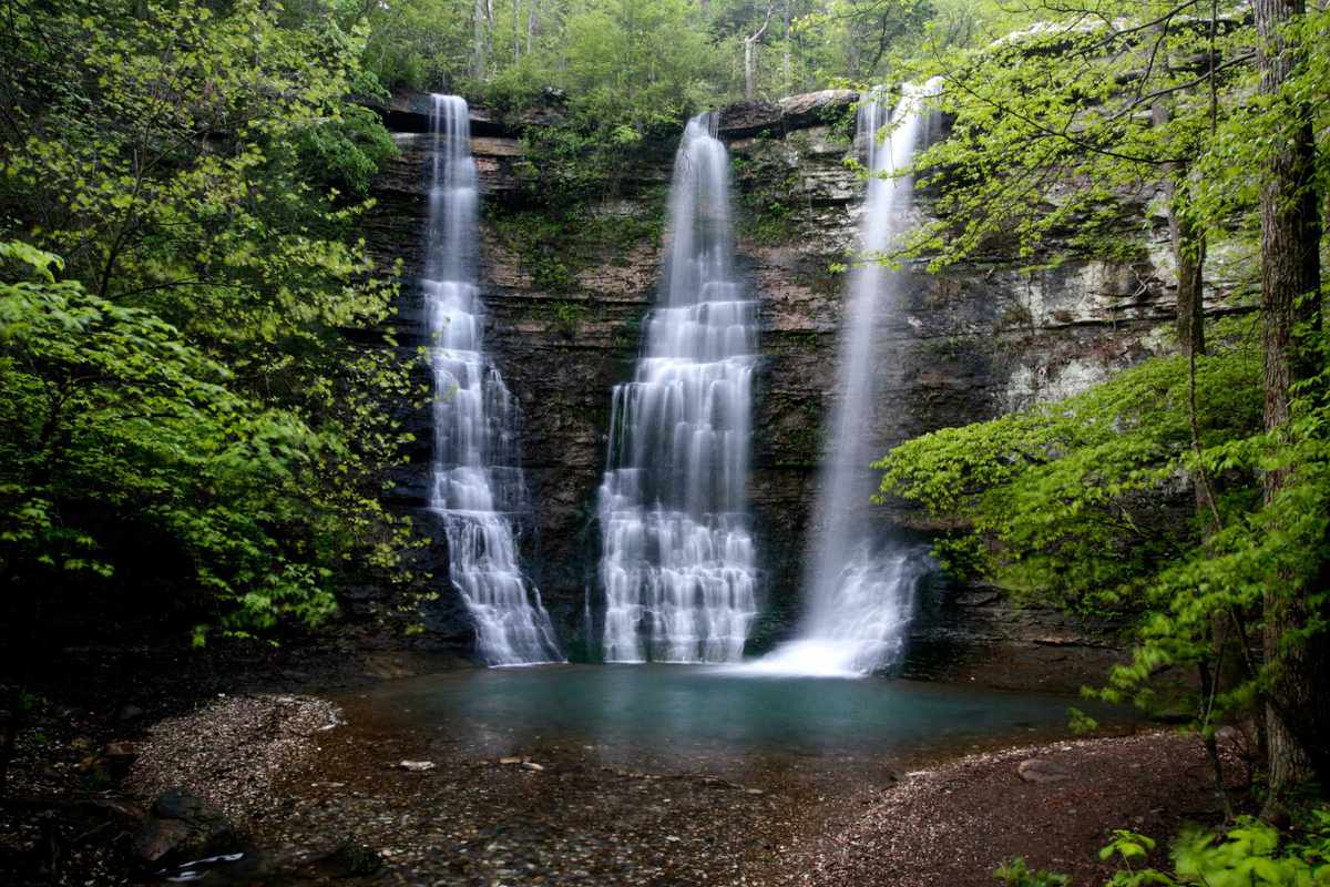 Triple Falls in Ozark National Forest, Arkansas