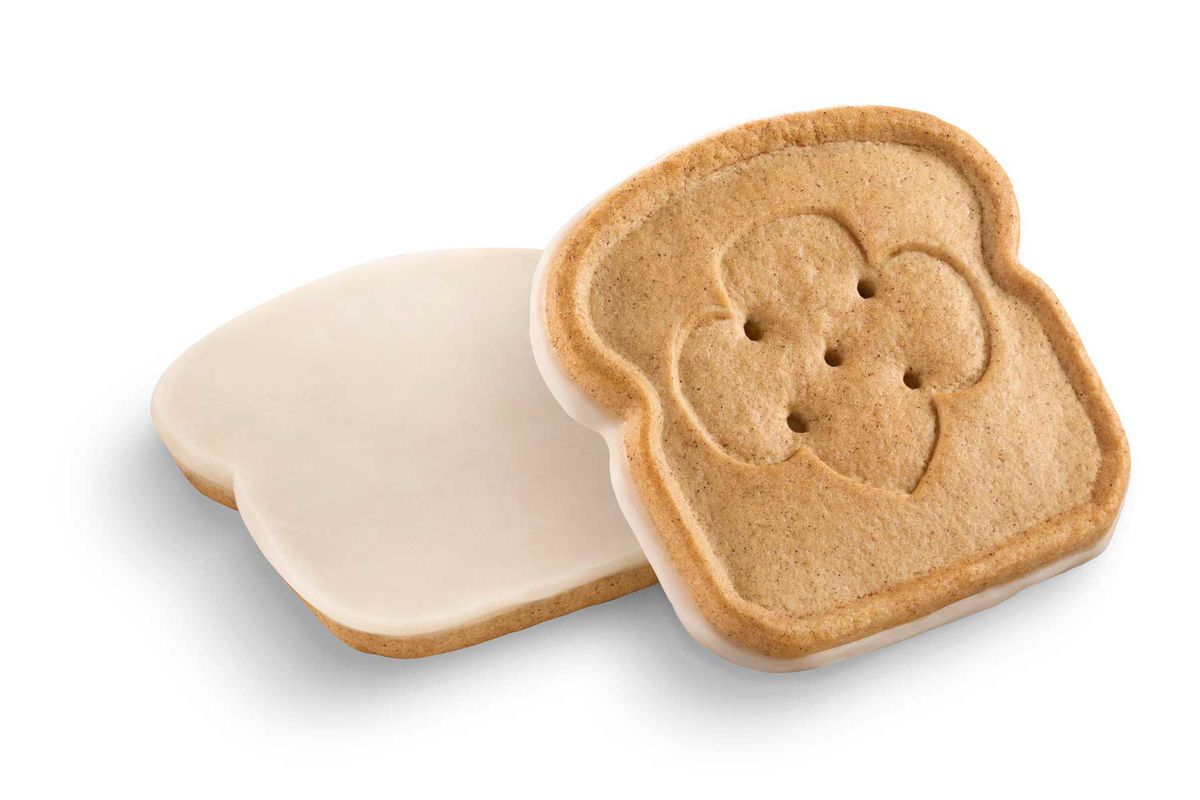 Product image of new French toast flavored Girl Scout Cookie