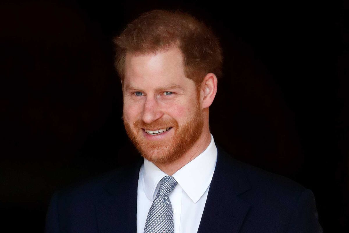Portrait of Prince Harry smiling