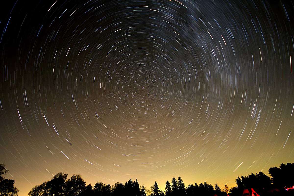 Stars Trails at Cherry Springs state park