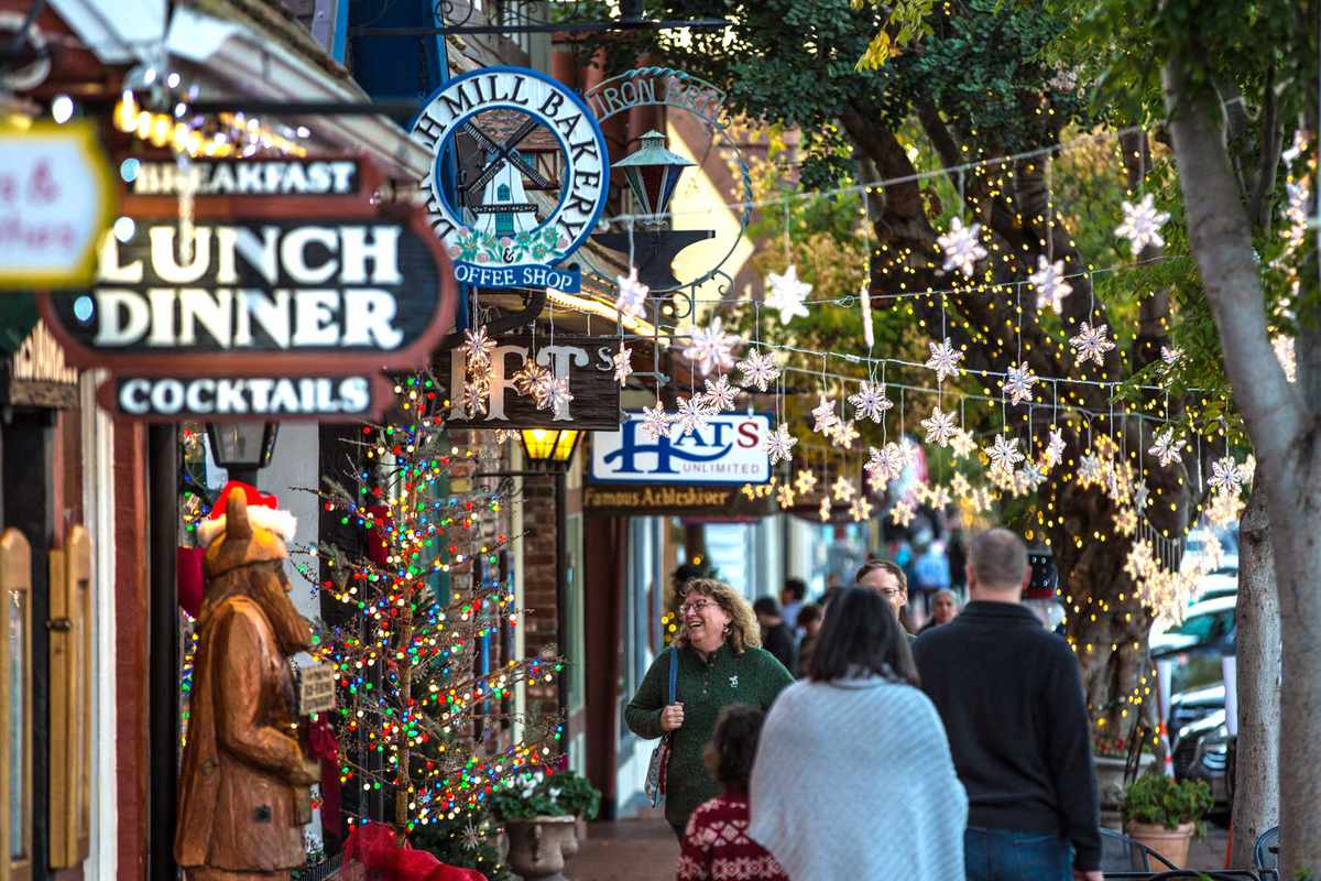 This Santa Ynez Valley Danish-influenced community's holiday season kicks off with a Julefest people walk in the decorated, festive streets