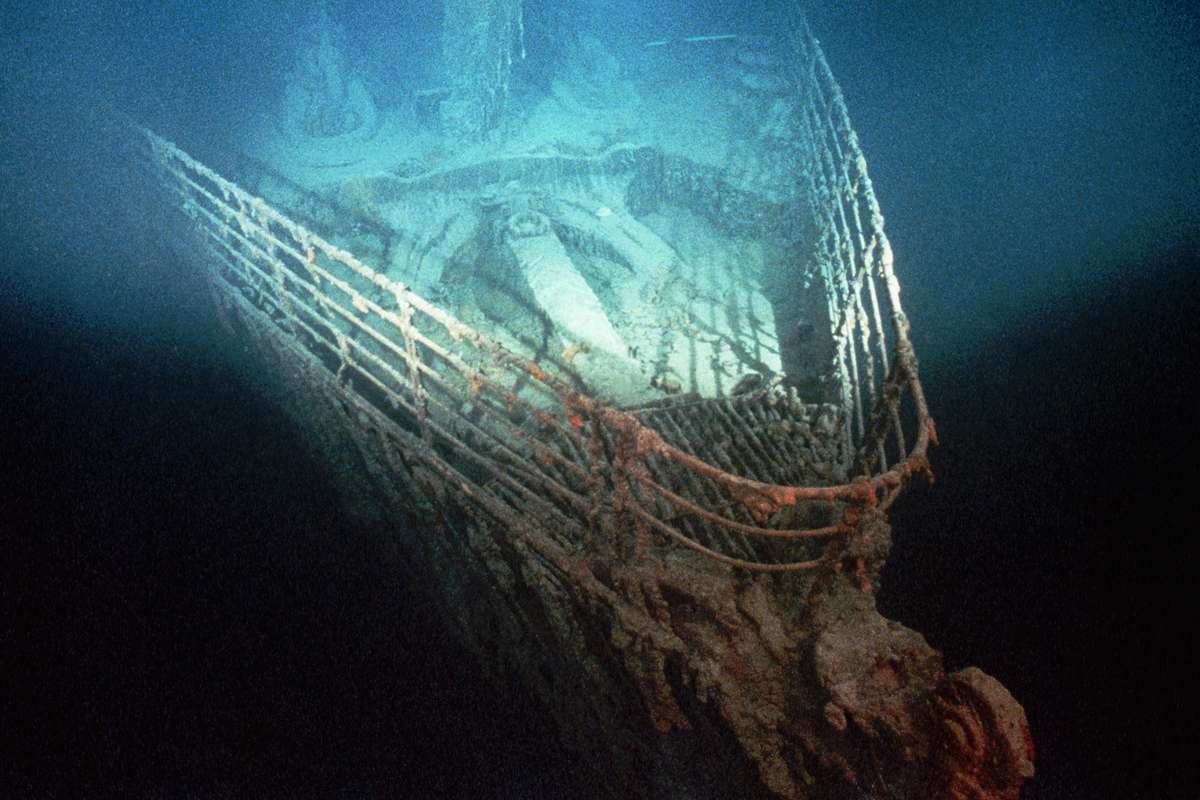Bow of Shipwrecked Titanic