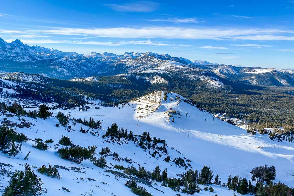 Mammoth during Winter 2020