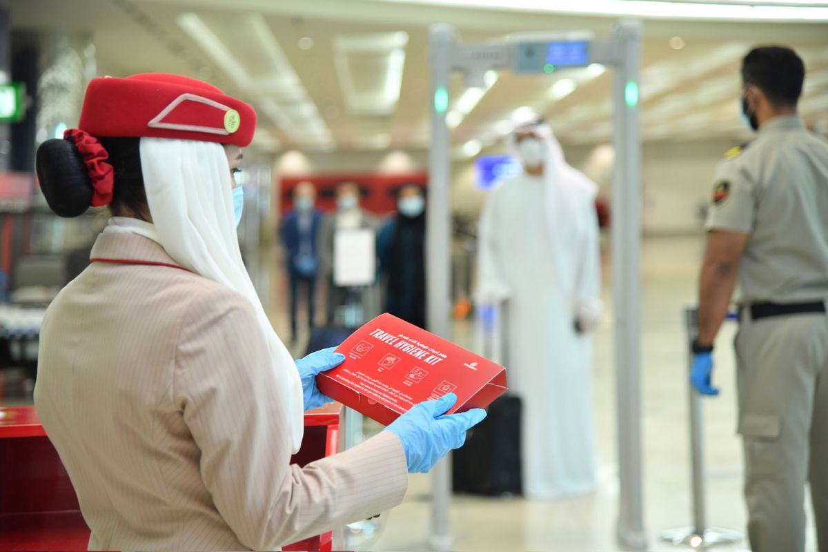 Emirates Airline safety box