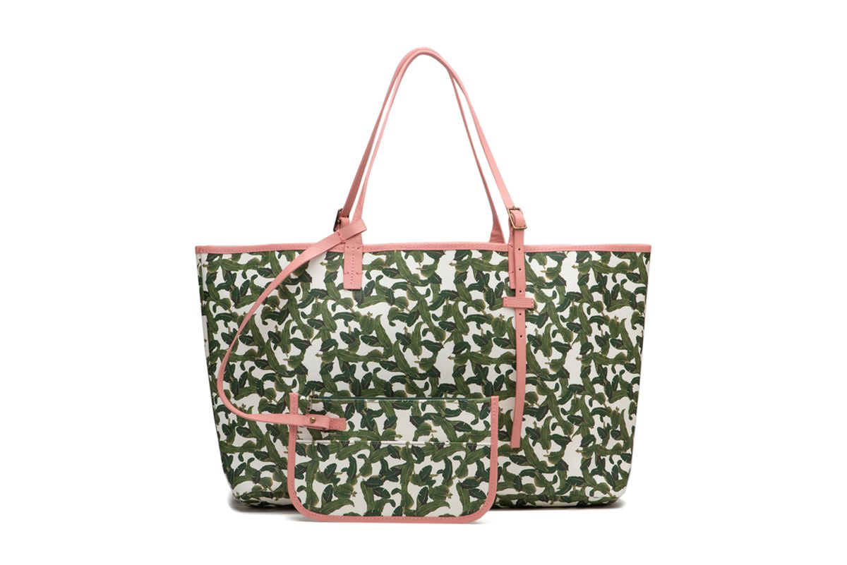 Esquivel x Beverly Hills Hotel luggage collection tote in pink