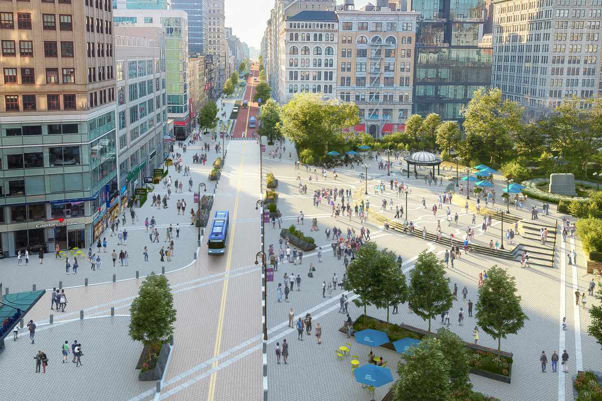 Renderings for Union Square Park