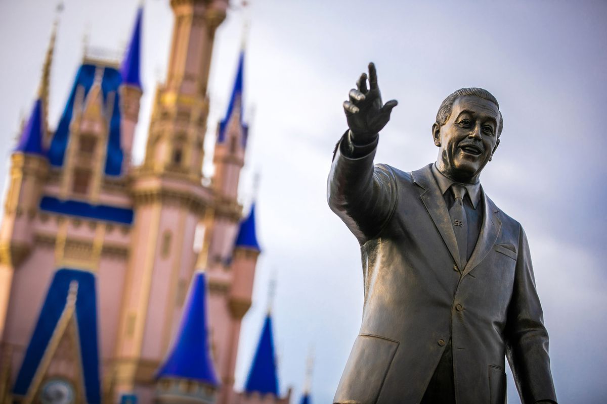 Disney World's Magic Kingdom Walt Disney statue