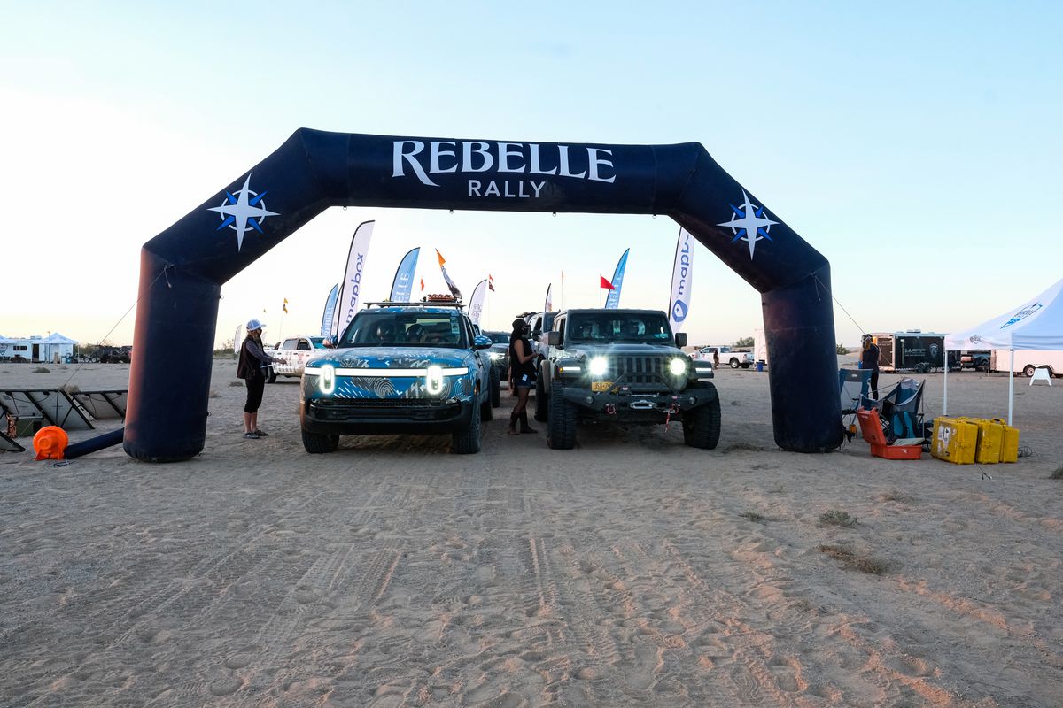 Scenes from Rebelle Rally in Glamis, California