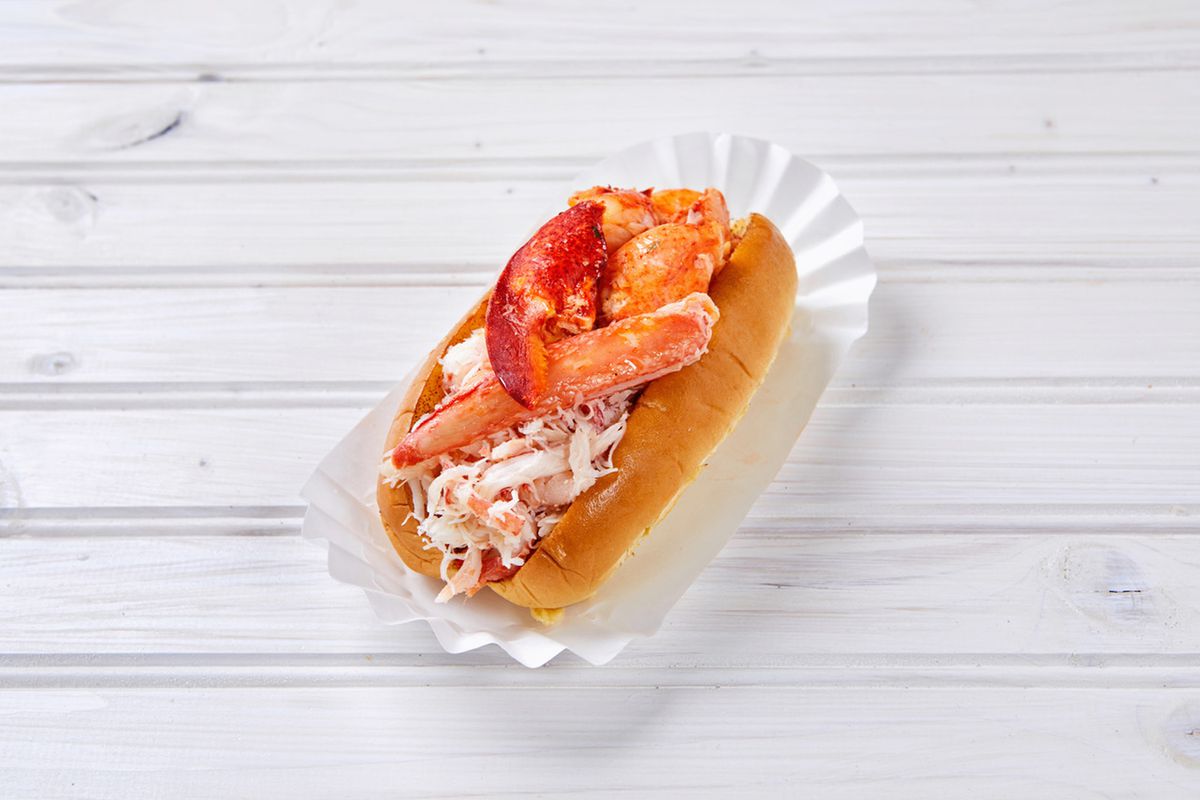 Lobster roll from The Crabby Shack in Brooklyn