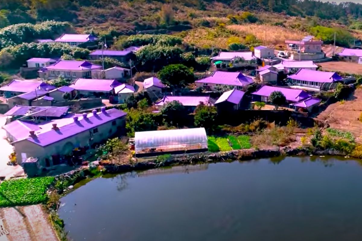 Banwol purple island, South Korea