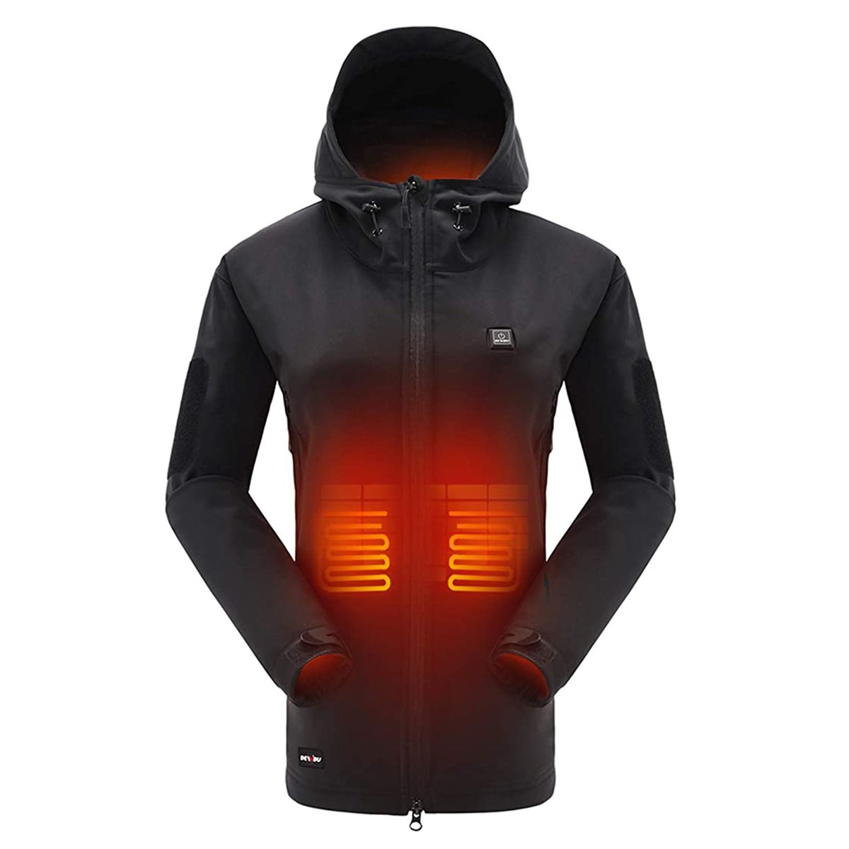 DEWBU Heated Jacket with 7.4V Battery Pack Winter Outdoor