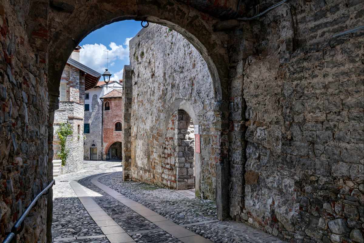 Arch in an alley of Cividale del Friuli