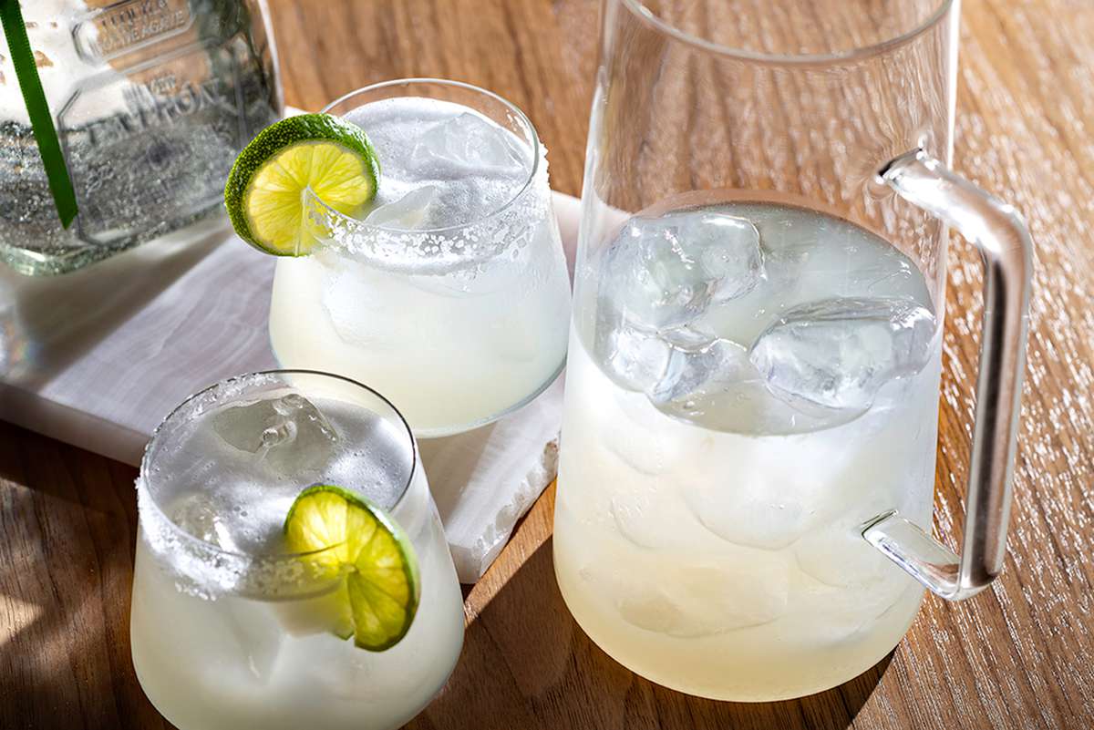 Margaritas made with Patron Silver