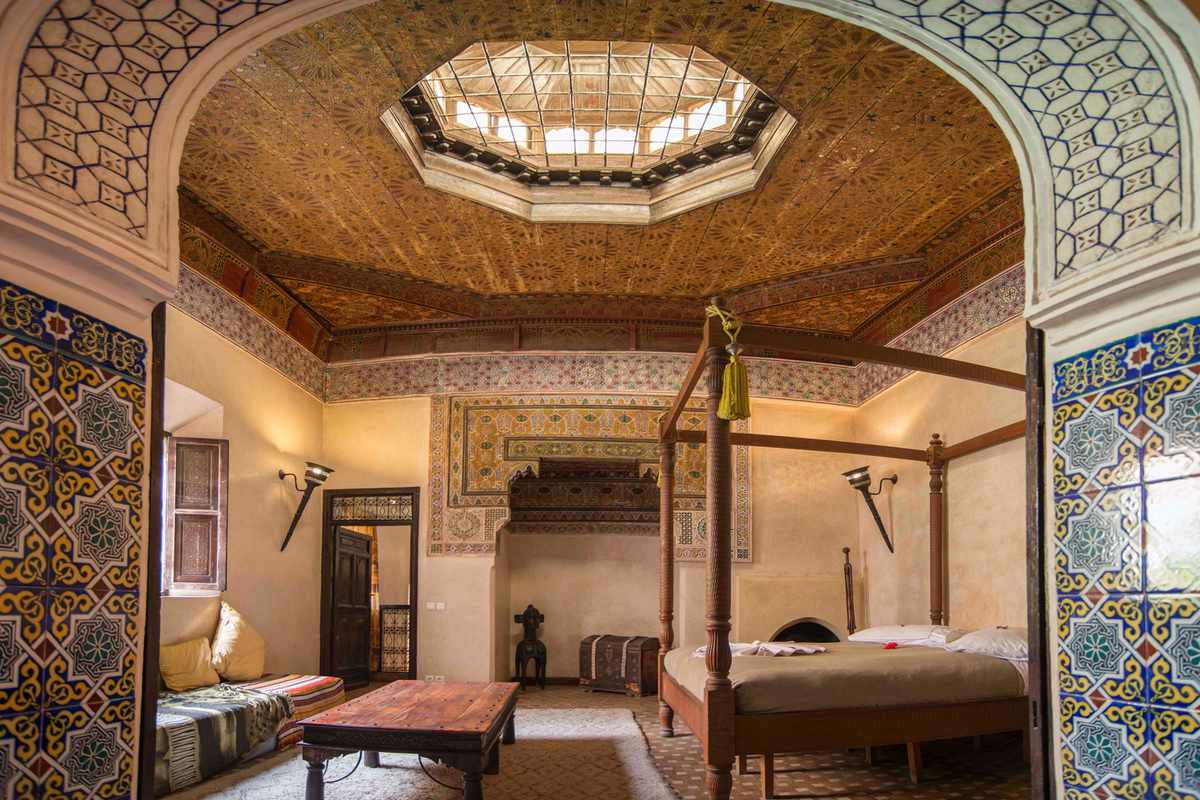 restored riad airbnb in Marrakesh, Morocco