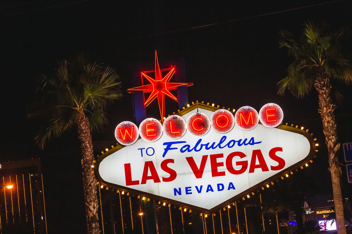 Welcome sign at Las Vegas