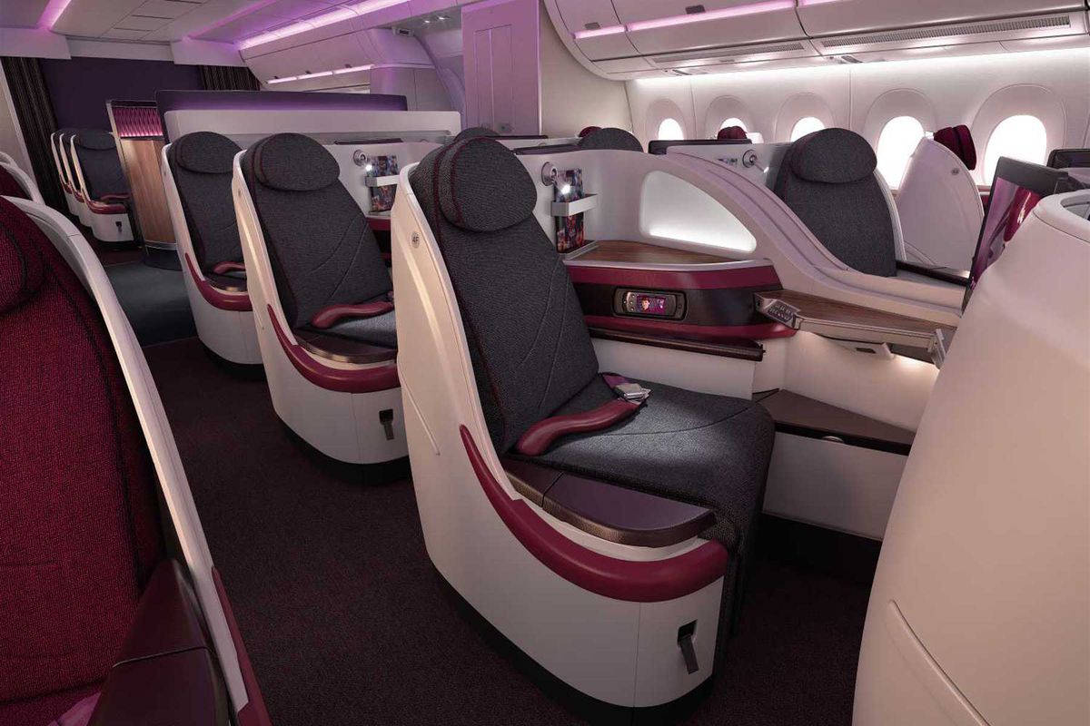 Qatar Airways Business Class seats