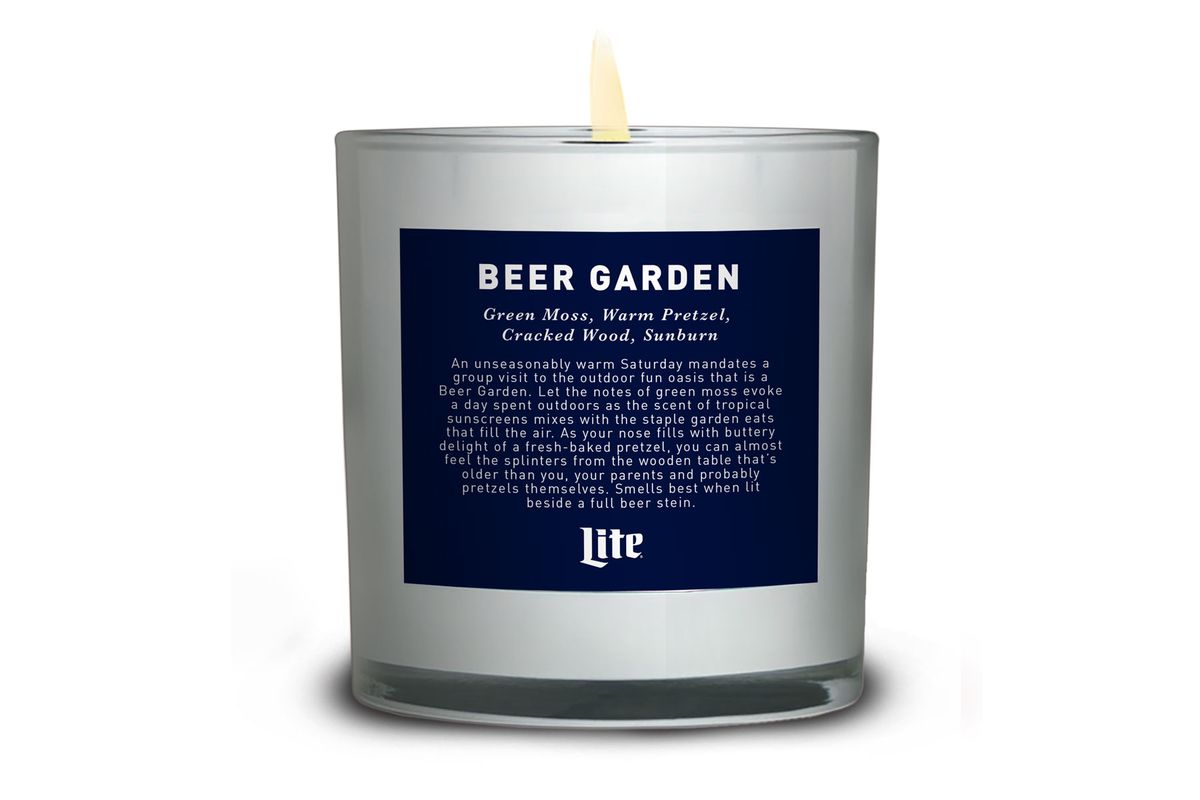 'Beer Garden' scented Bar Smells candle