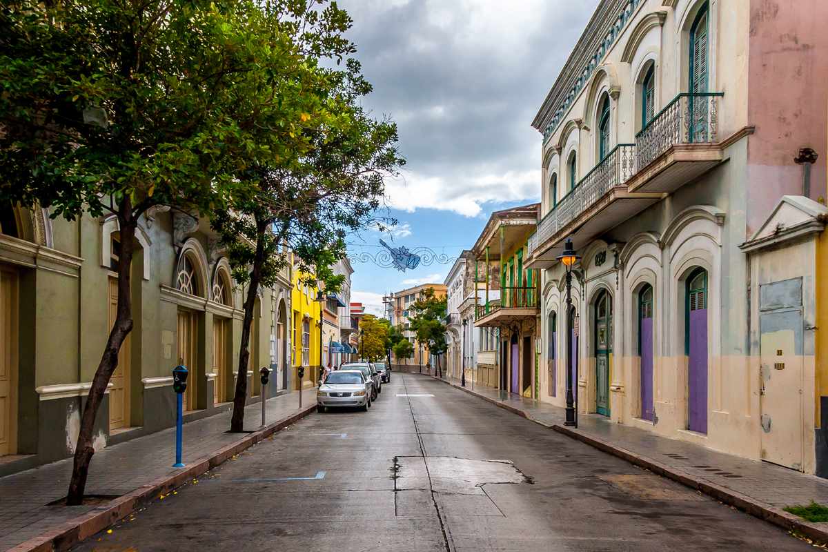 street in Ponce, Puerto Rico