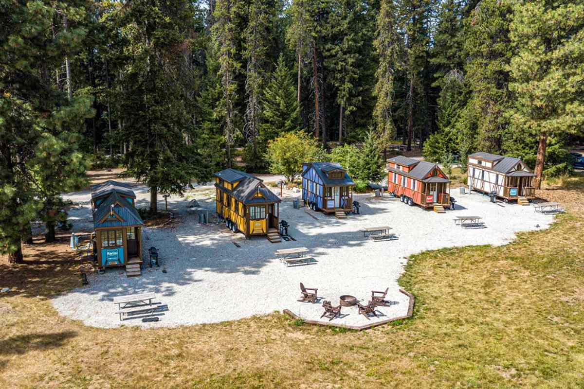 Tiny Home glamping village called Leavenworth