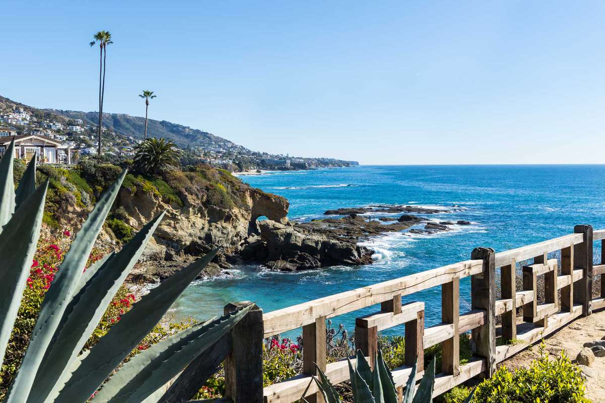 Southern California landscape, Pacific Ocean view