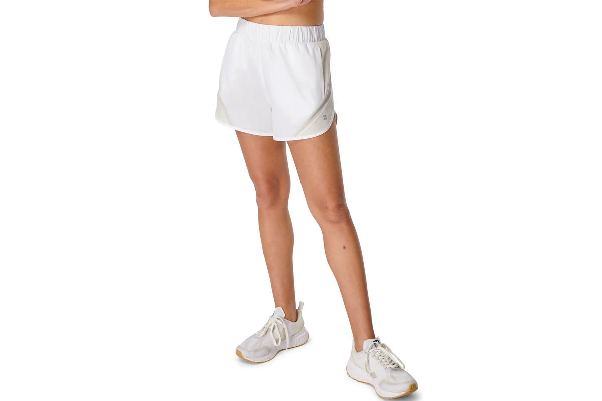 White running shorts