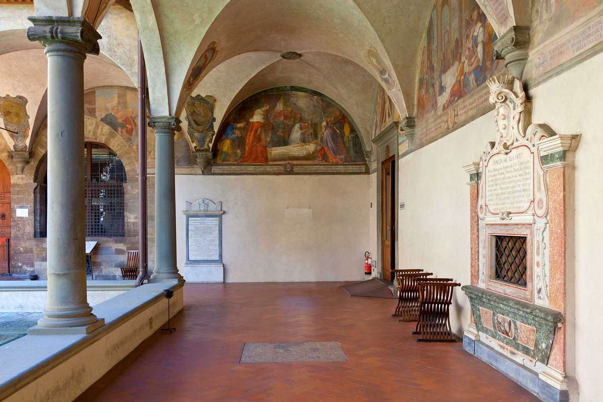 Italy, Florence, Museo Nazionale di San Marco, The Cloister
