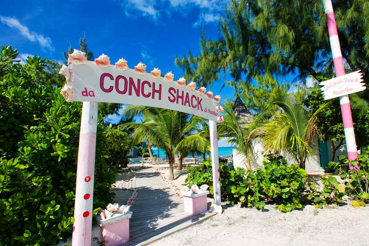 Entrance to da Conch Shack
